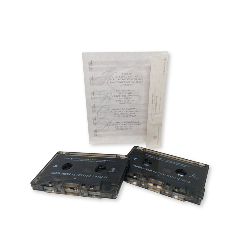 Black Swan Hymns past inside the present pitp ambient drone label vinyl lp cassette
