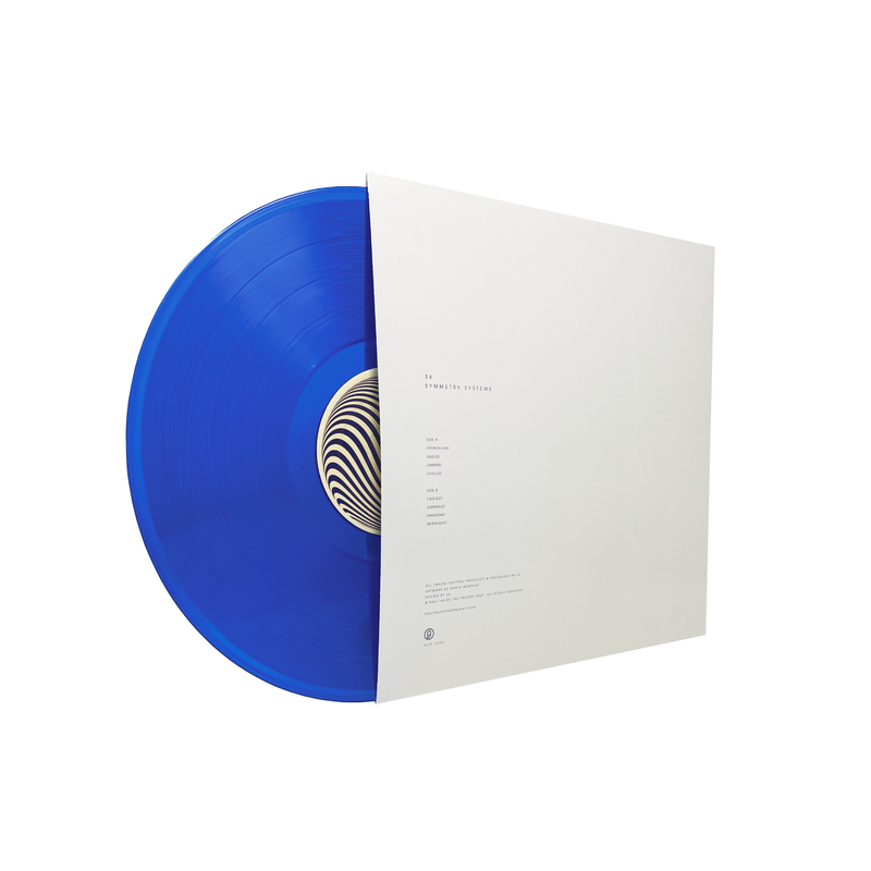 36 dennis huddleston pitp past inside the present label ambient drone vinyl lp blue